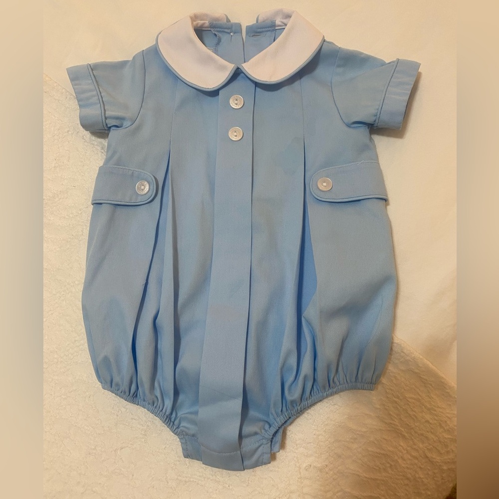 Little English Blue Boy Bubble